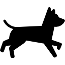 Black dog icon