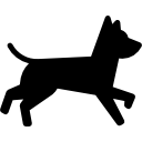 Black dog icon